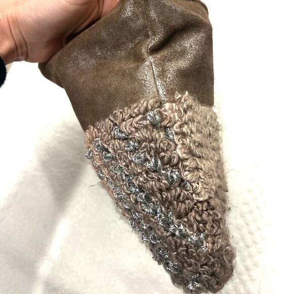 Anthropologie Jasper Jeera Woven Leather Tassled Clutch NWOT - Picture 4 of 13